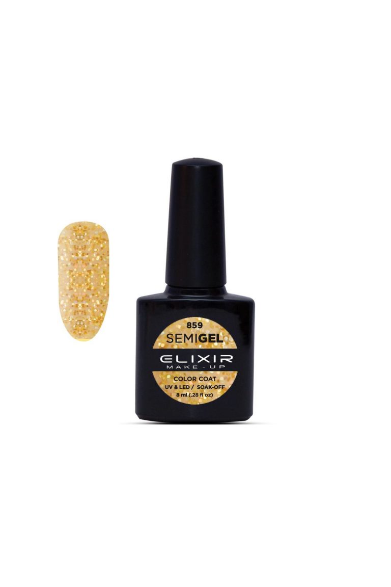 Semi-finished varnish – # 859 (Glitter Sungold)